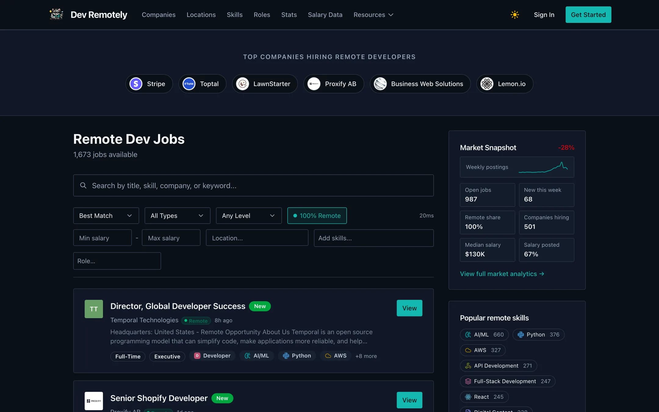 DevRemotely screenshot