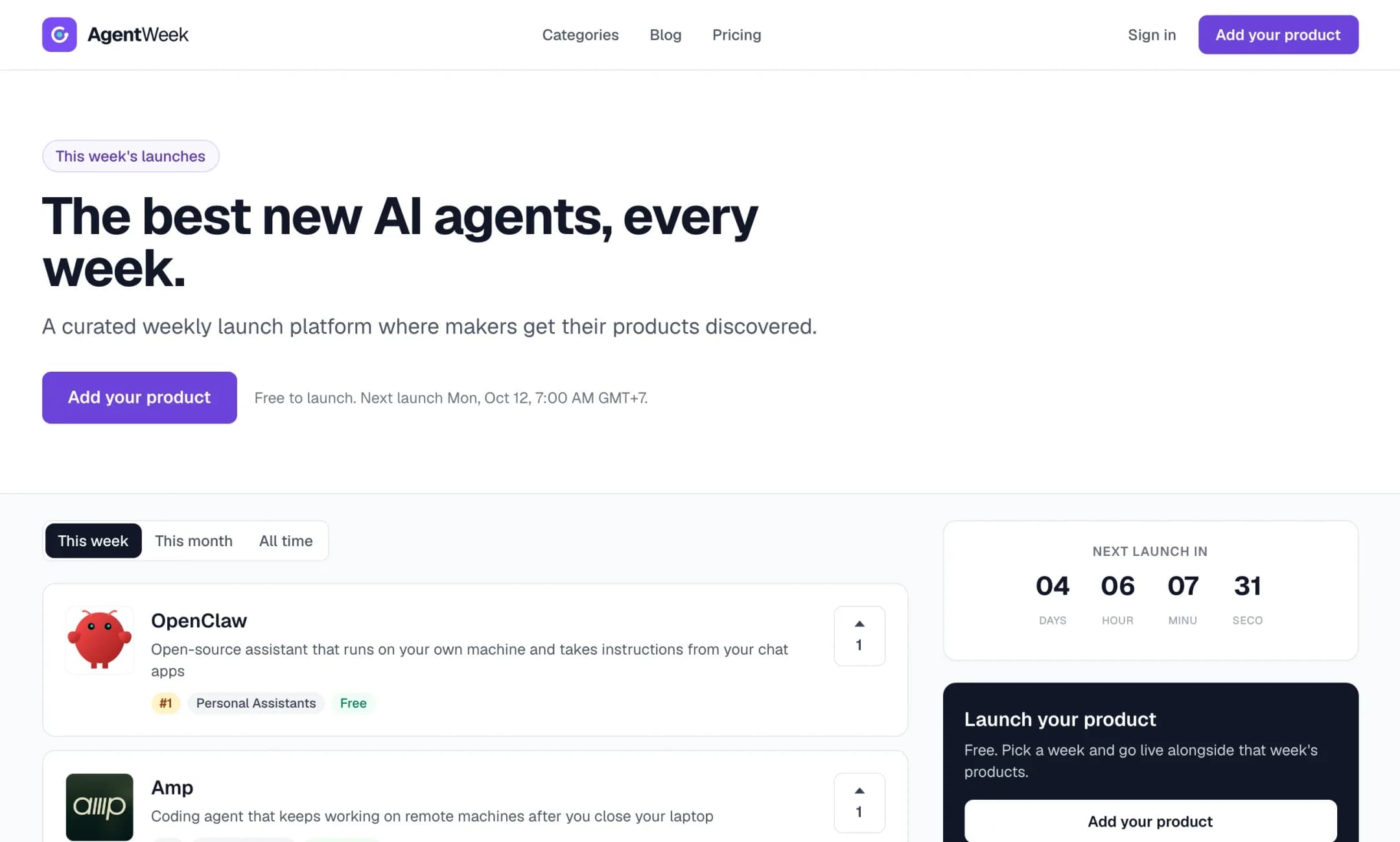 agentweek.io screenshot