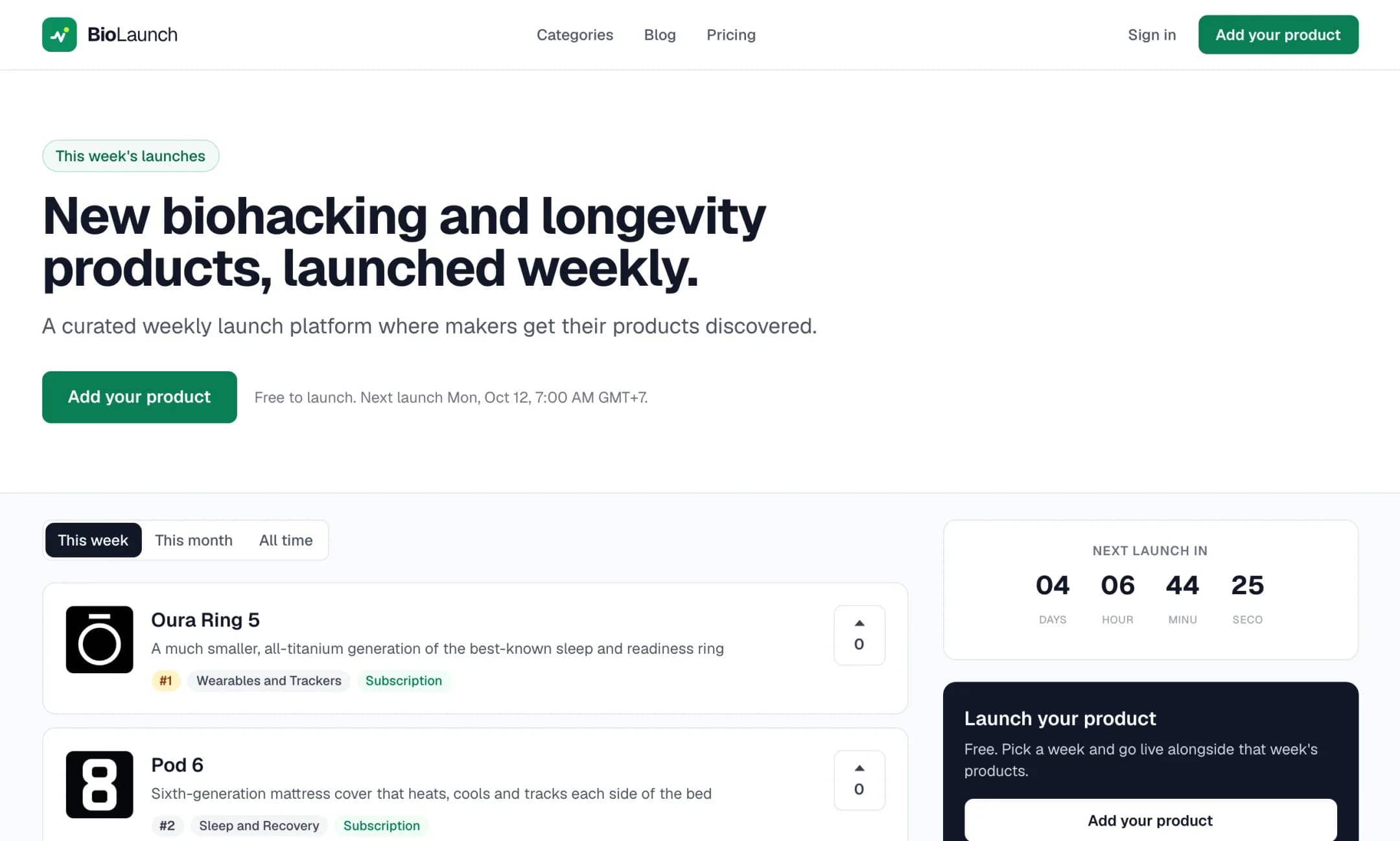 biolaunch.io screenshot